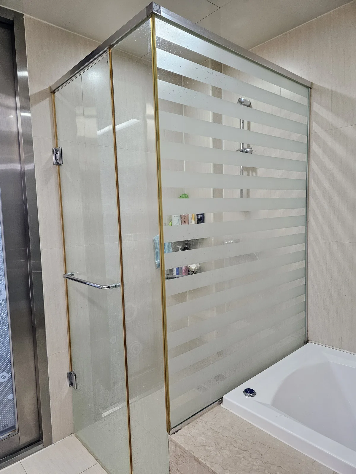 슬라이딩 샤워부스 신규 설치 시공 전 경기 광명시